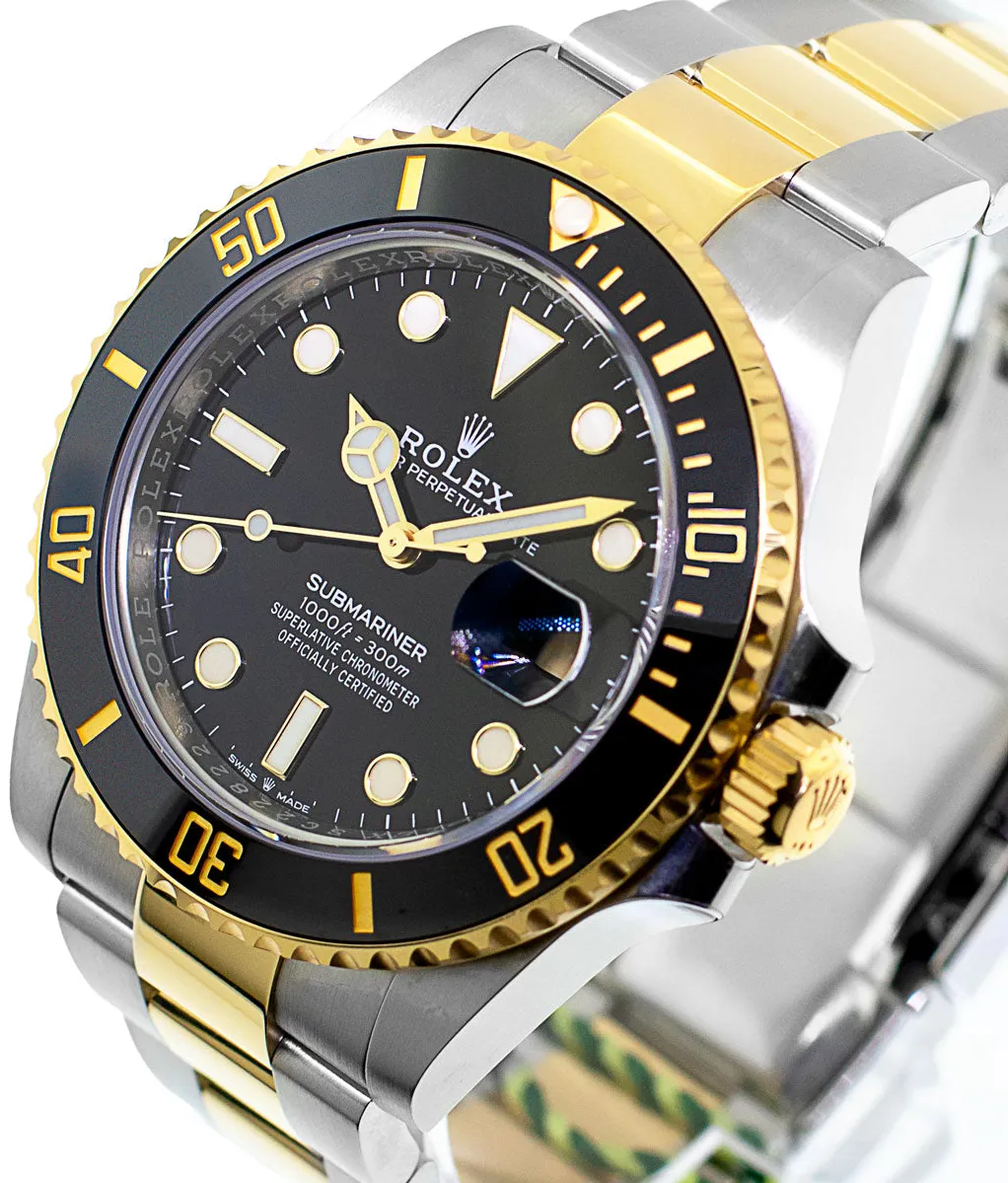 Rolex Submariner 126613LN 41mm Yellow gold and Stainless steel and 18k yellow gold Black Index Dial