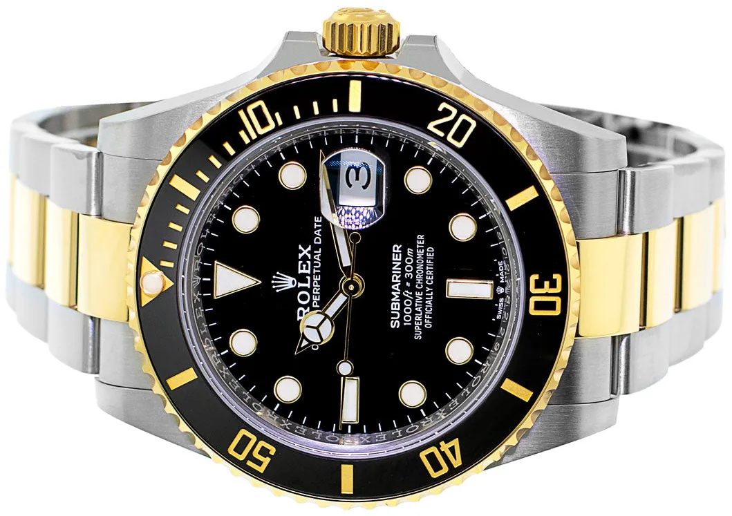 Rolex Submariner 126613LN 41mm Yellow gold and Stainless steel and 18k yellow gold Black Index Dial 6