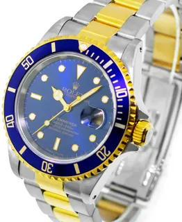 Rolex Submariner 16613 Stainless steel and 18k yellow gold Blue