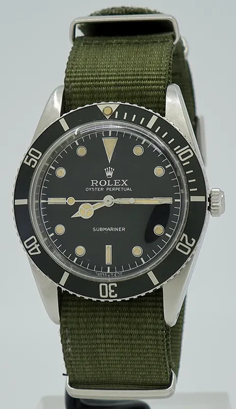 Rolex Submariner 6204 37mm Stainless steel Black