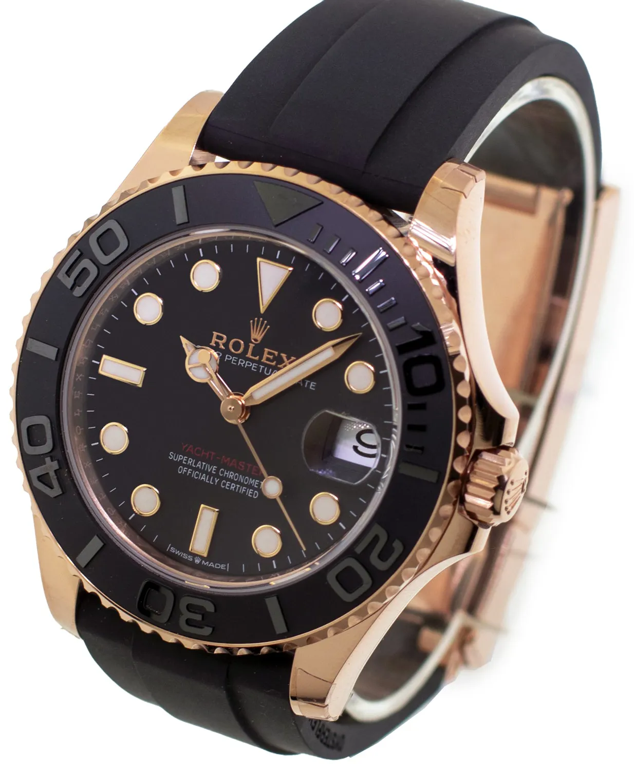 Rolex Yacht-Master 37 268655 37mm Rose gold and 18k rose gold and Everose gold Black