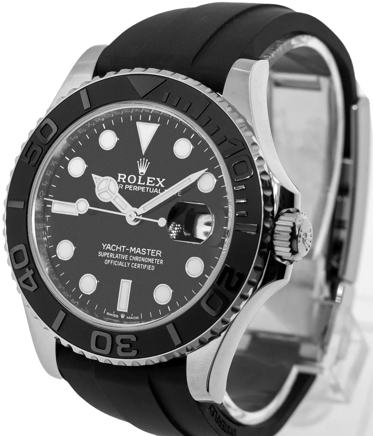 Rolex Yacht-Master 42 226659 42mm White gold and 18k white gold Black