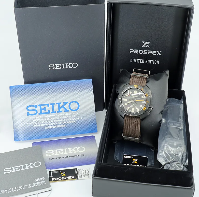 Seiko Prospex SBDC157 42mm Stainless steel and Black PVD Black 5