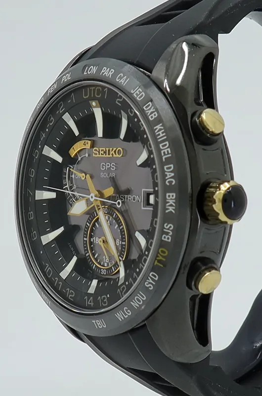 Seiko Astron SAST100 47mm Black PVD titanium Black 1