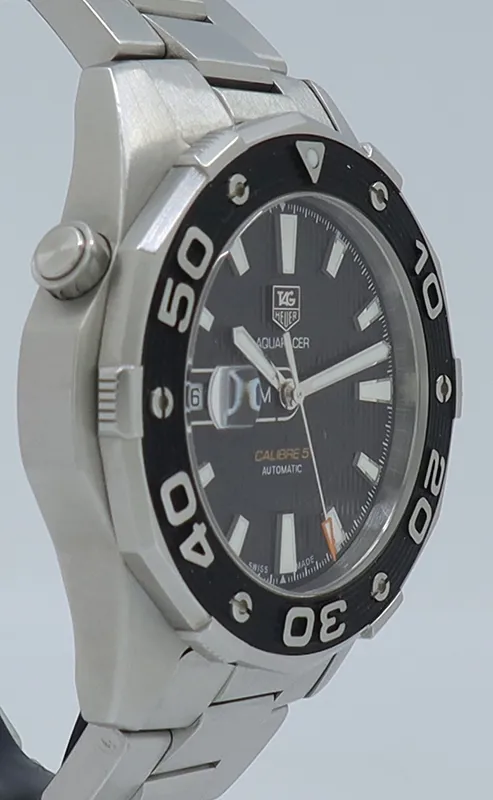 TAG Heuer Aquaracer 500M WAJ2110 43mm Stainless steel Black 2