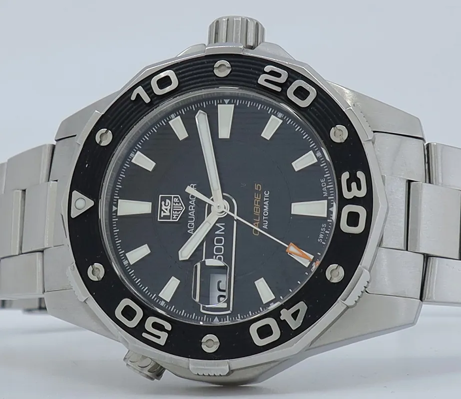 TAG Heuer Aquaracer 500M WAJ2110 43mm Stainless steel Black 3