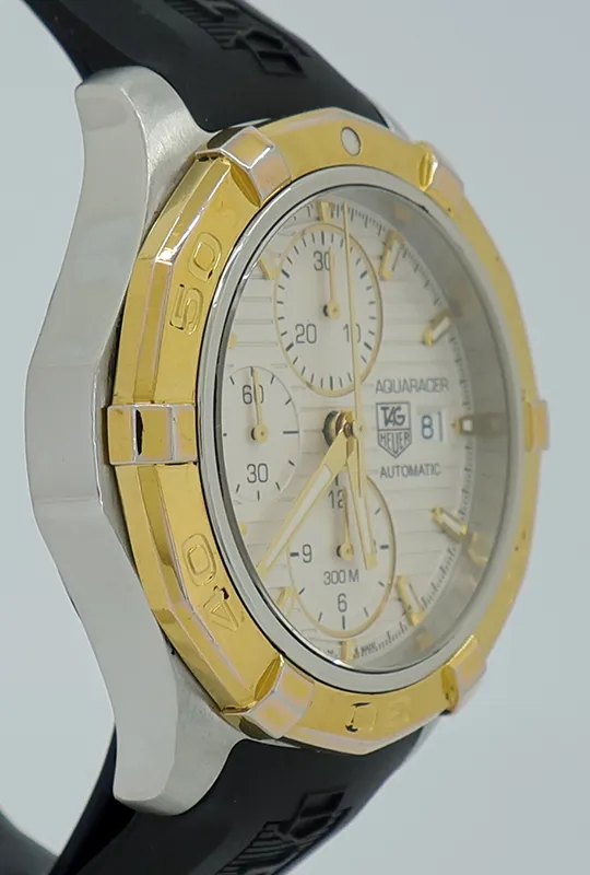 TAG Heuer Aquaracer CAP2120 43mm Yellow gold and Stainless steel Silver 2