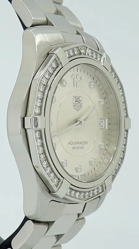 TAG Heuer Aquaracer WAF1118 37mm Stainless steel Silver 2