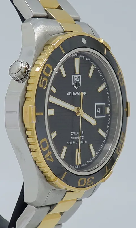 TAG Heuer Aquaracer WAK2122 41mm Yellow gold and Stainless steel Black 2