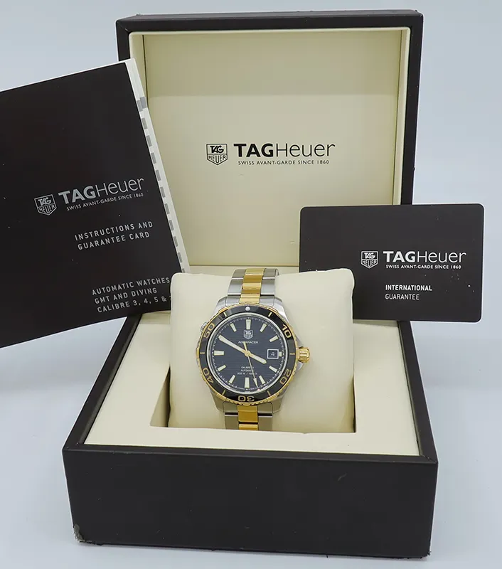 TAG Heuer Aquaracer WAK2122 41mm Yellow gold and Stainless steel Black 6