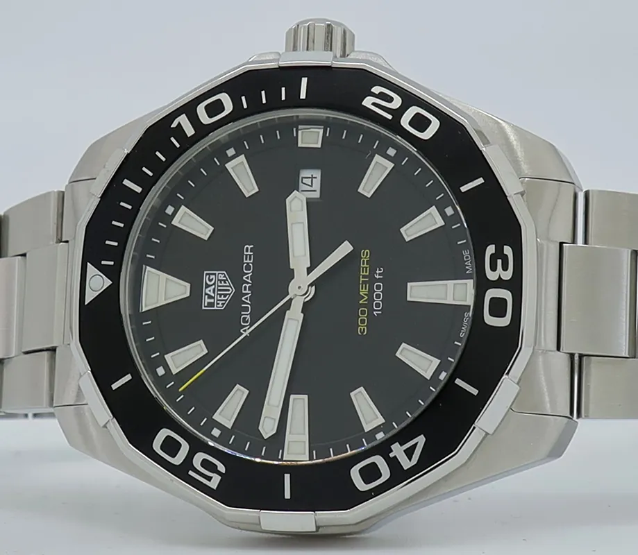 TAG Heuer Aquaracer WAY101A 43mm Stainless steel Black 3