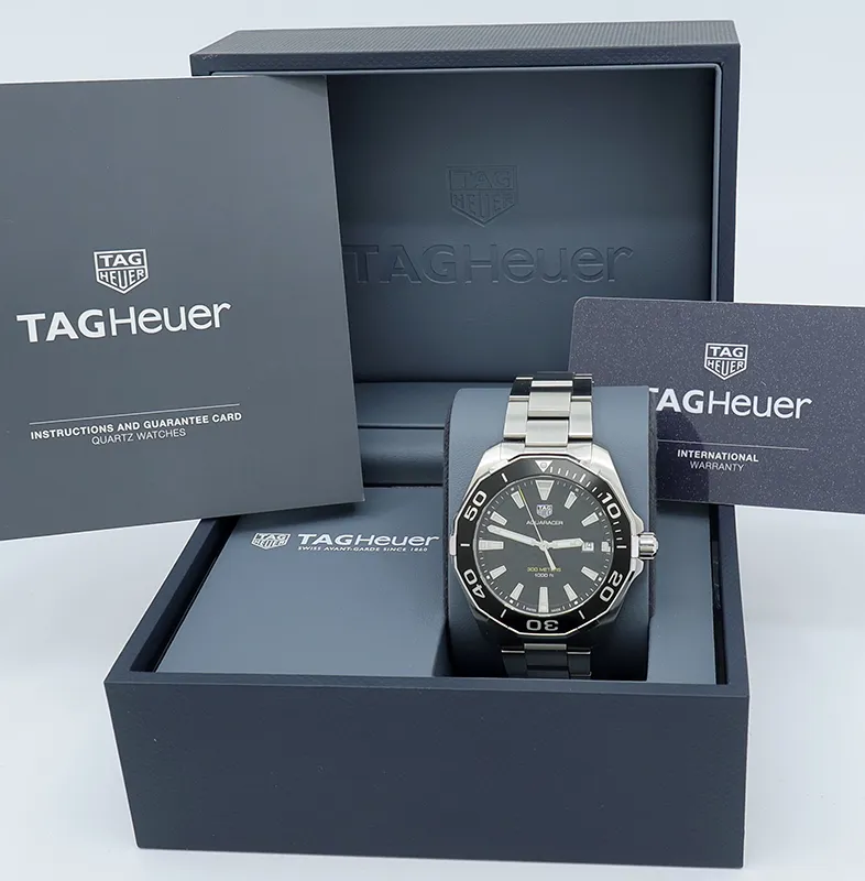 TAG Heuer Aquaracer WAY101A 43mm Stainless steel Black 6