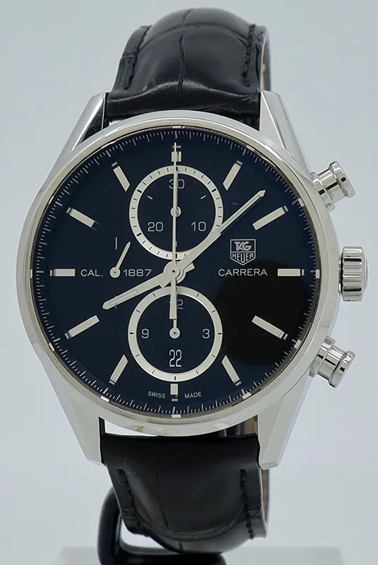 TAG Heuer Carrera car2110 41mm Stainless steel Black