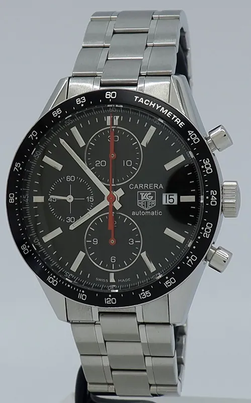 TAG Heuer Carrera CV2014 41mm Stainless steel Black