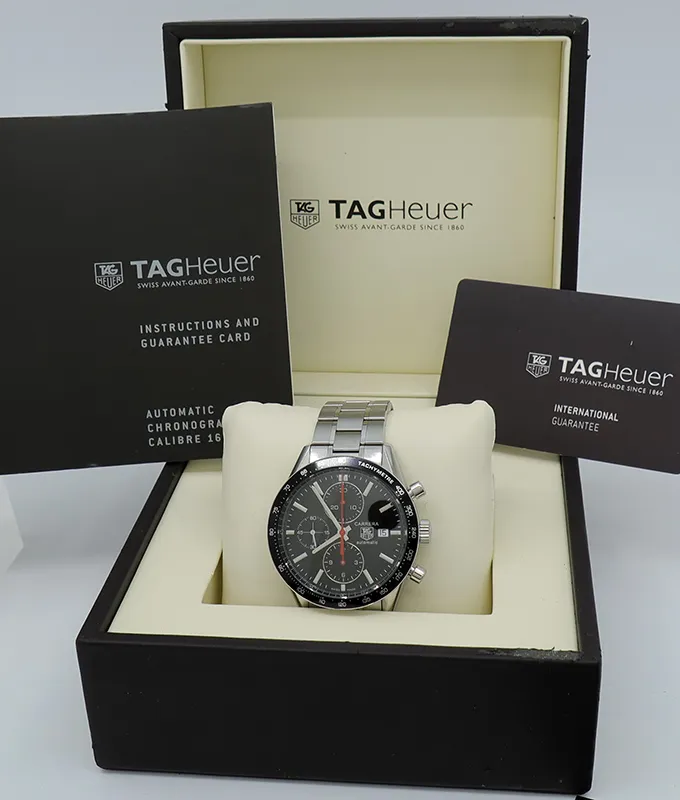 TAG Heuer Carrera CV2014 41mm Stainless steel Black 6