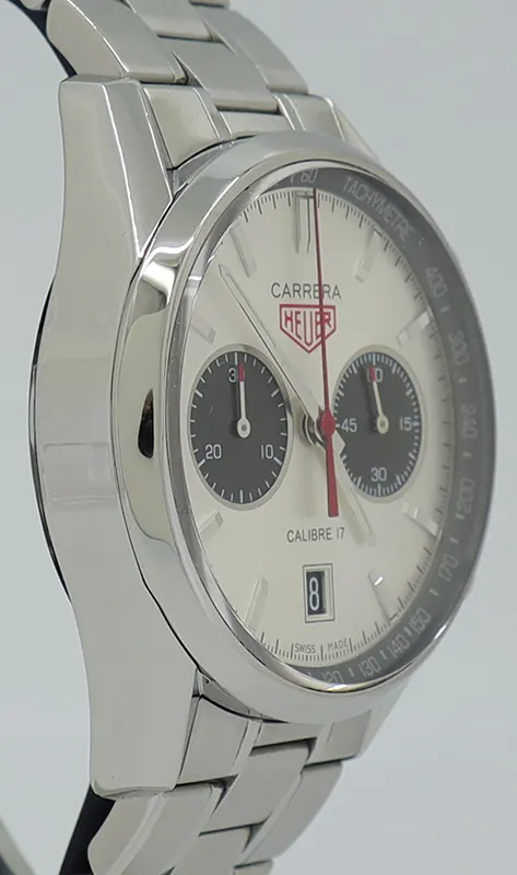 TAG Heuer Carrera CV2119 41mm Stainless steel Silver 2