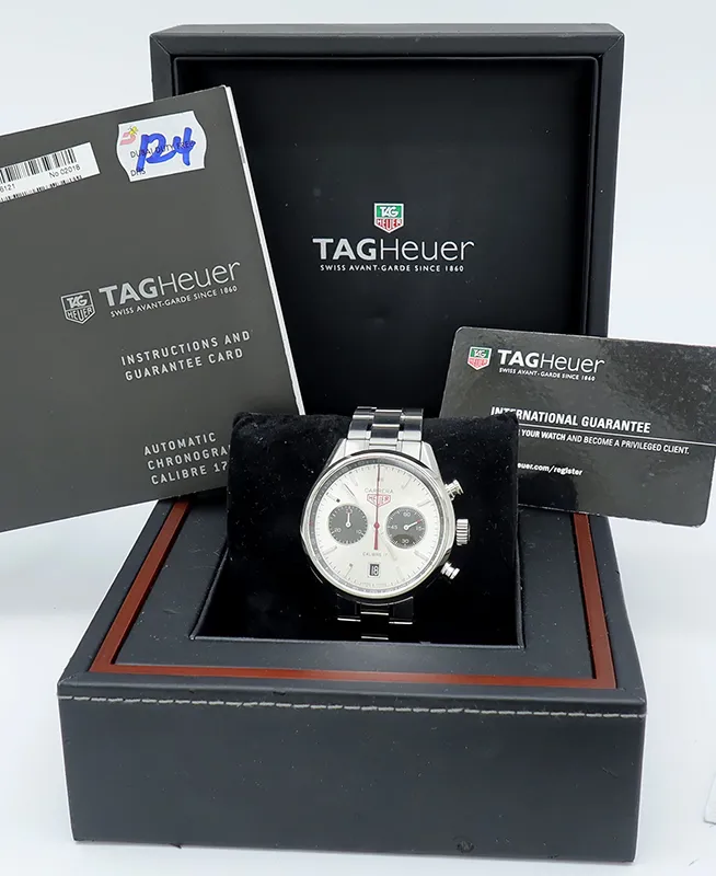 TAG Heuer Carrera CV2119 41mm Stainless steel Silver 6