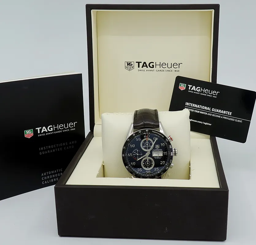 TAG Heuer Carrera CV2A10 43mm Stainless steel Black 6