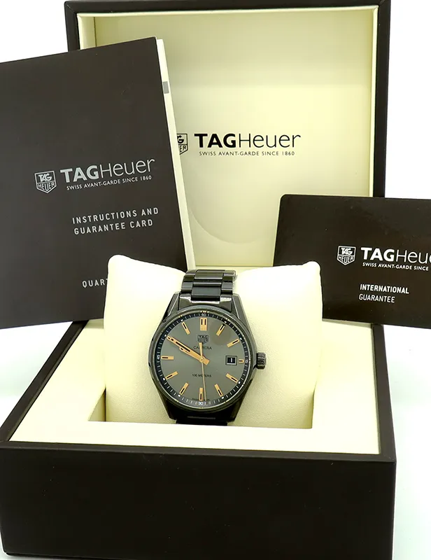 TAG Heuer Carrera ref.WAR1113 39mm Stainless steel and Black PVD Gray 6