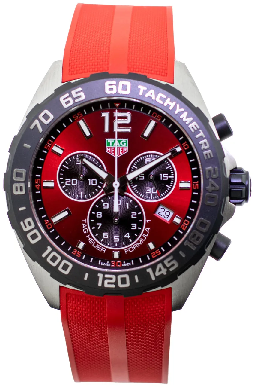 TAG Heuer Formula 1 CAZ101AN.FT8055 43mm Stainless steel Red 2