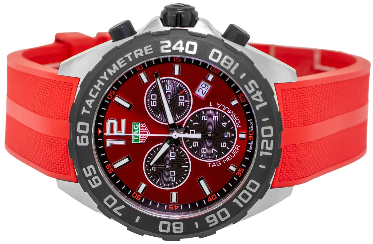 TAG Heuer Formula 1 CAZ101AN.FT8055 43mm Stainless steel Red 6