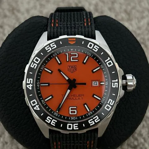 TAG Heuer Formula 1 Quartz WAZ101A.FC8305 43mm Stainless steel Orange 11