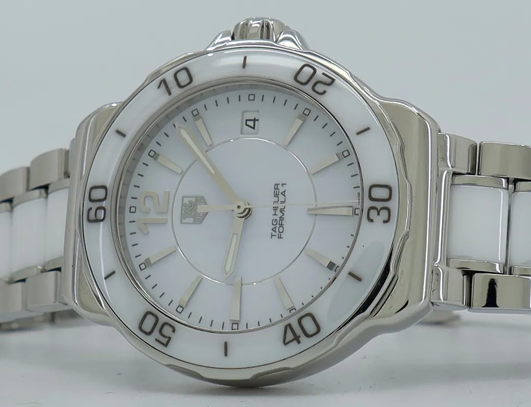 TAG Heuer Formula 1 WAH1211 37mm Ceramic and Stainless steel White 3