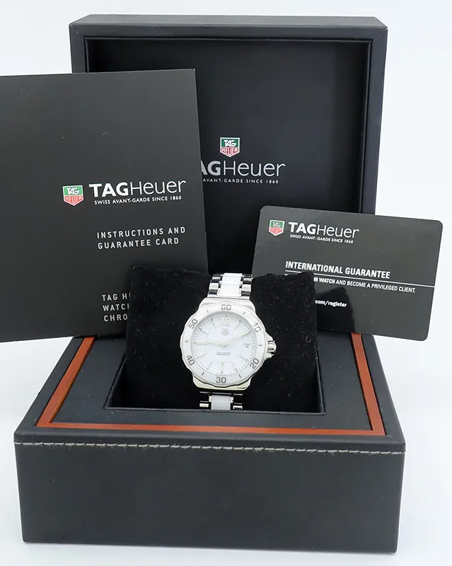 TAG Heuer Formula 1 WAH1211 37mm Ceramic and Stainless steel White 6