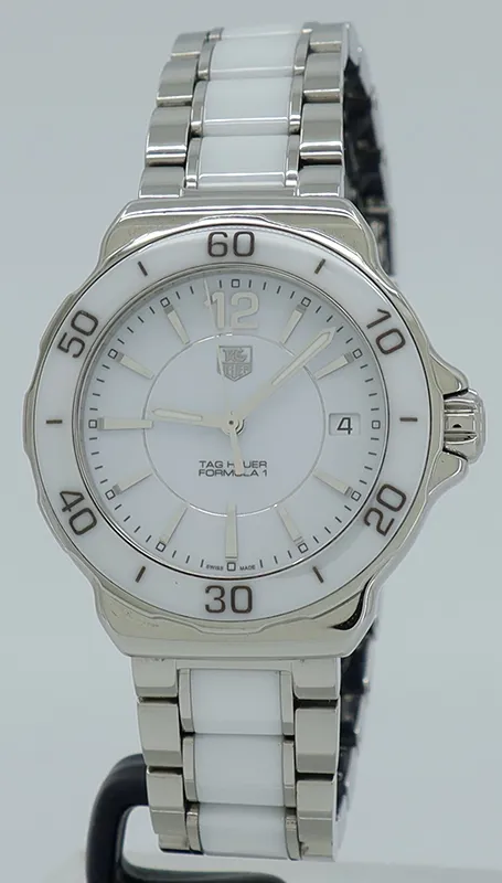 TAG Heuer Formula 1 WAH1211 37mm Ceramic and Stainless steel White