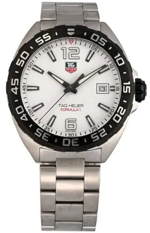 TAG Heuer Formula 1 WAZ1111 41mm Stainless steel White