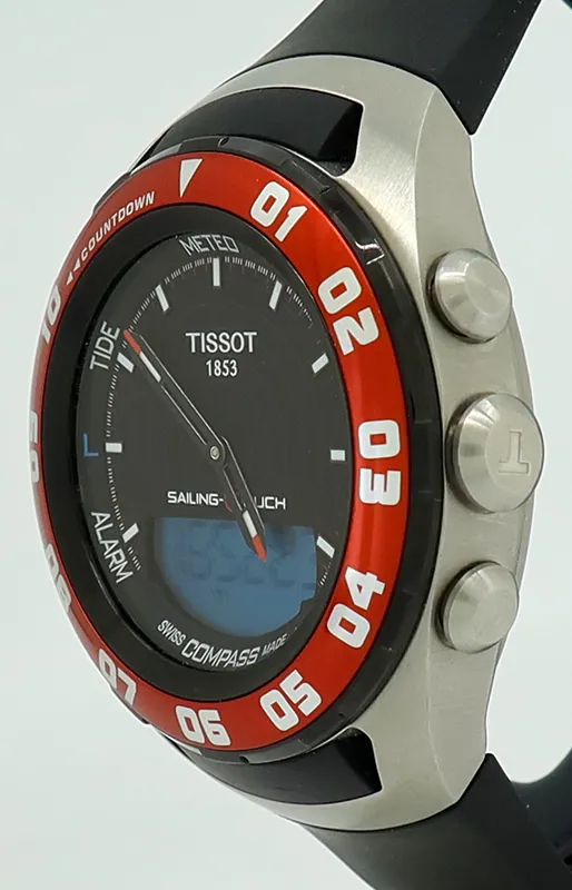 Tissot Sailing-Touch T0564202705100 45mm Stainless steel Black 1