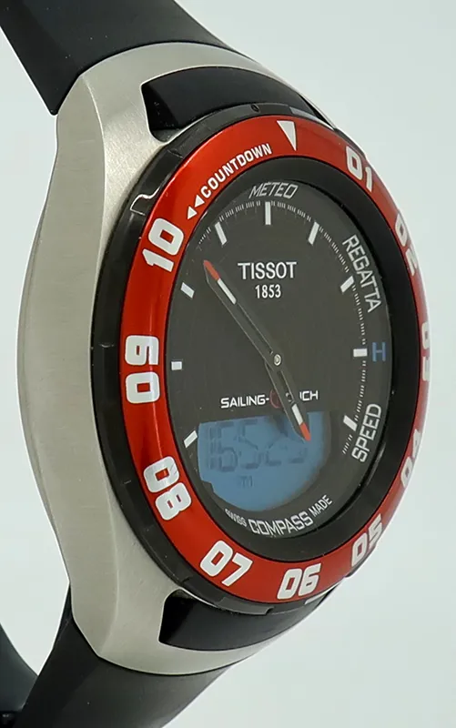 Tissot Sailing-Touch T0564202705100 45mm Stainless steel Black 2