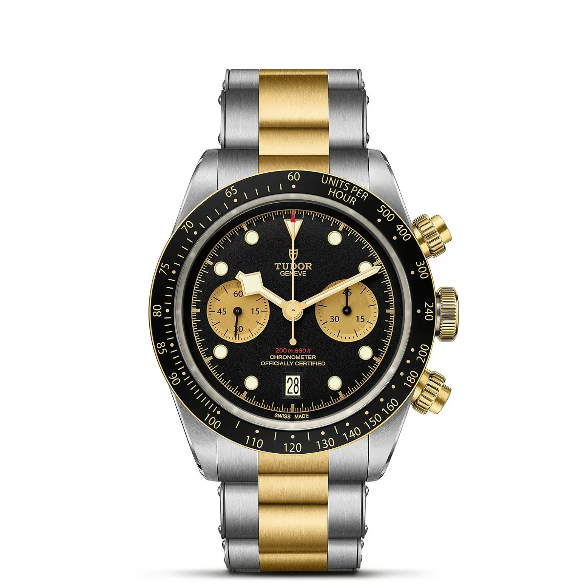 Tudor Black Bay Chrono S&G M79363N-0001 40mm Yellow gold and Stainless steel Black