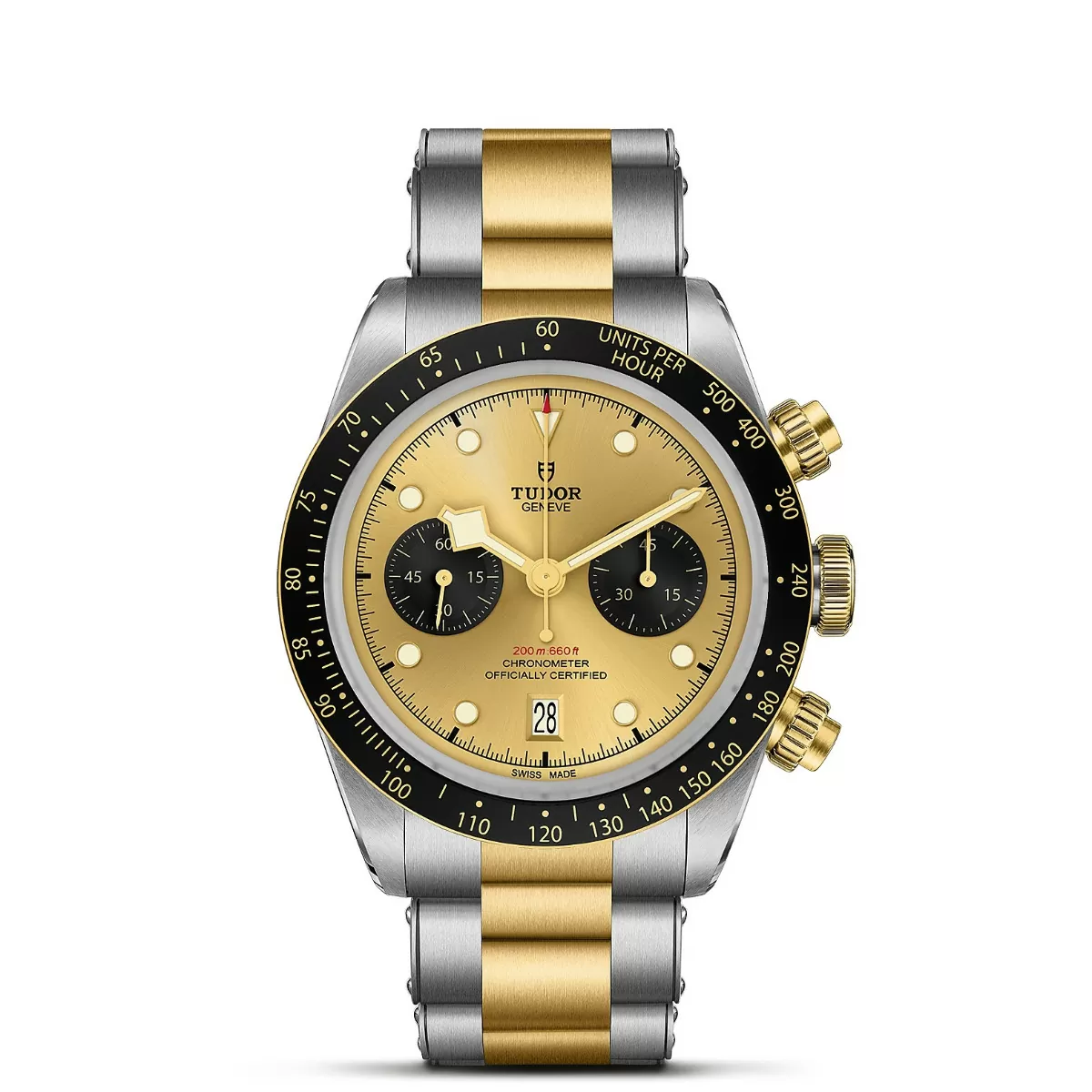 Tudor Black Bay Chrono S&G M79363N-0007 40mm Two Tone Golden