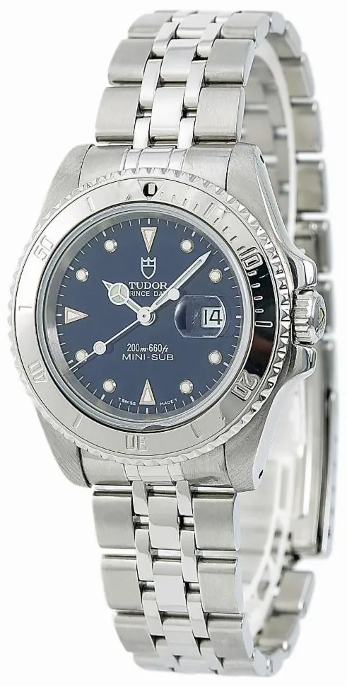 Tudor Prince Date 73190 34mm Stainless steel Blue