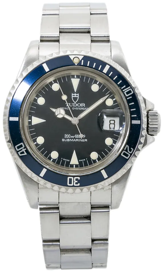 Tudor Submariner 79090 40mm Stainless steel Patina Blue