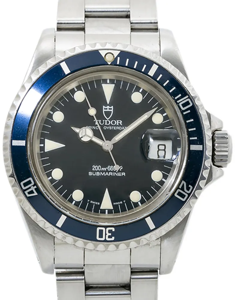 Tudor Submariner 79090 40mm Stainless steel Patina Blue 1