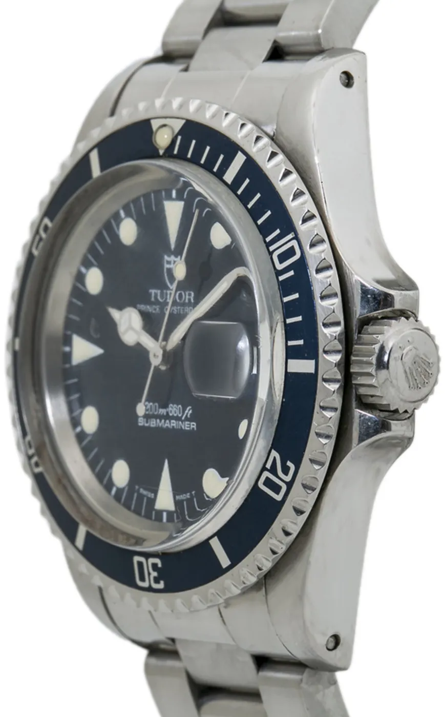 Tudor Submariner 79090 40mm Stainless steel Patina Blue 2