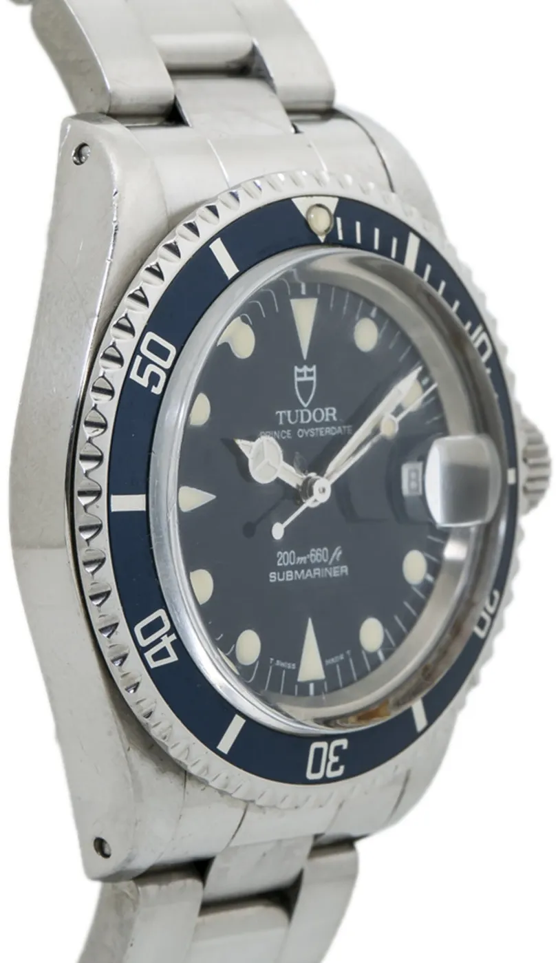 Tudor Submariner 79090 40mm Stainless steel Patina Blue 3