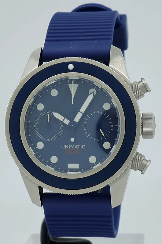 Unimatic Modelo Tre Chronograph U3-FFF 40mm Stainless steel Blue