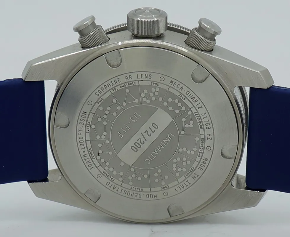 Unimatic Modelo Tre Chronograph U3-FFF 40mm Stainless steel Blue 5