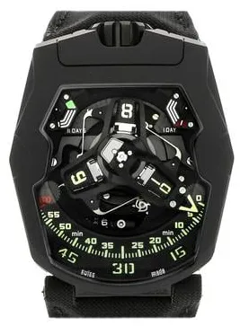 Urwerk UR-220 ALL 43mm Titanium Skeletonized