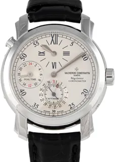 Vacheron Constantin Malte Dual Time Regulator 42005/2 38mm White gold Silver