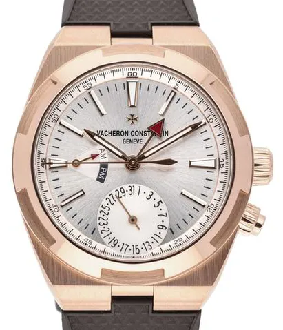 Vacheron Constantin Overseas Dual Time 7900V/000R-B336 41mm Rose gold Silver