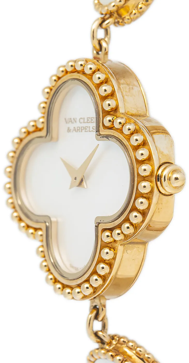 Van Cleef & Arpels Alhambra VCARO40T00 26mm Yellow gold and 18k yellow gold Mother-of-pearl 2