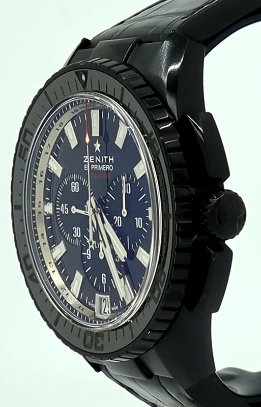 Zenith Stratos El Primero Flyback Chronograph 24.2060.405/21.C714 45.5mm Black Alachron Black 1