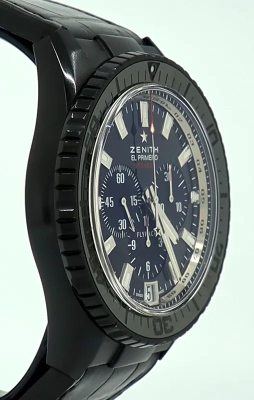 Zenith Stratos El Primero Flyback Chronograph 24.2060.405/21.C714 45.5mm Black Alachron Black 2