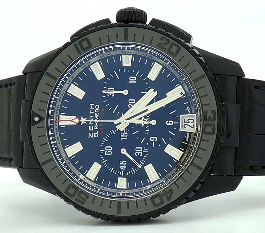 Zenith Stratos El Primero Flyback Chronograph 24.2060.405/21.C714 45.5mm Black Alachron Black 3