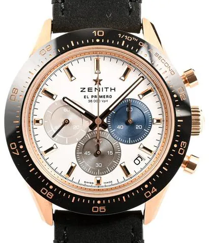 Zenith Chronomaster Sport 18.3100.3600/69.C920 41mm Rose gold Silver