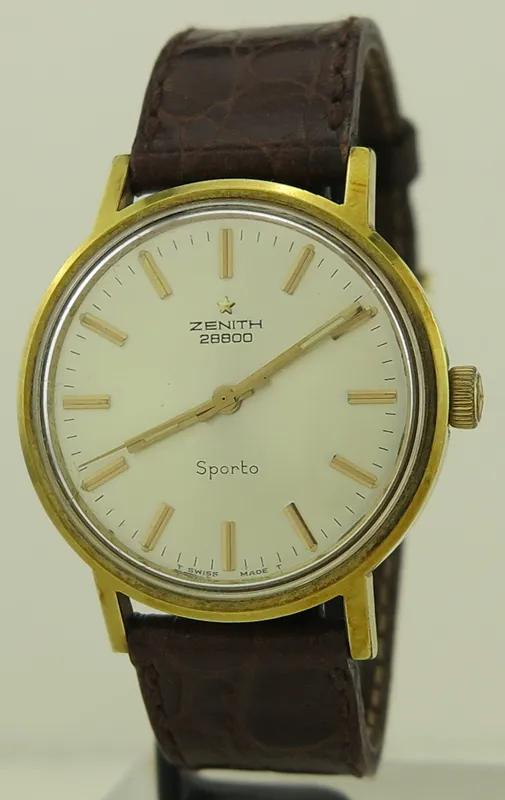 Zenith Vintage ref 35mm Yellow gold and Stainless steel Silver